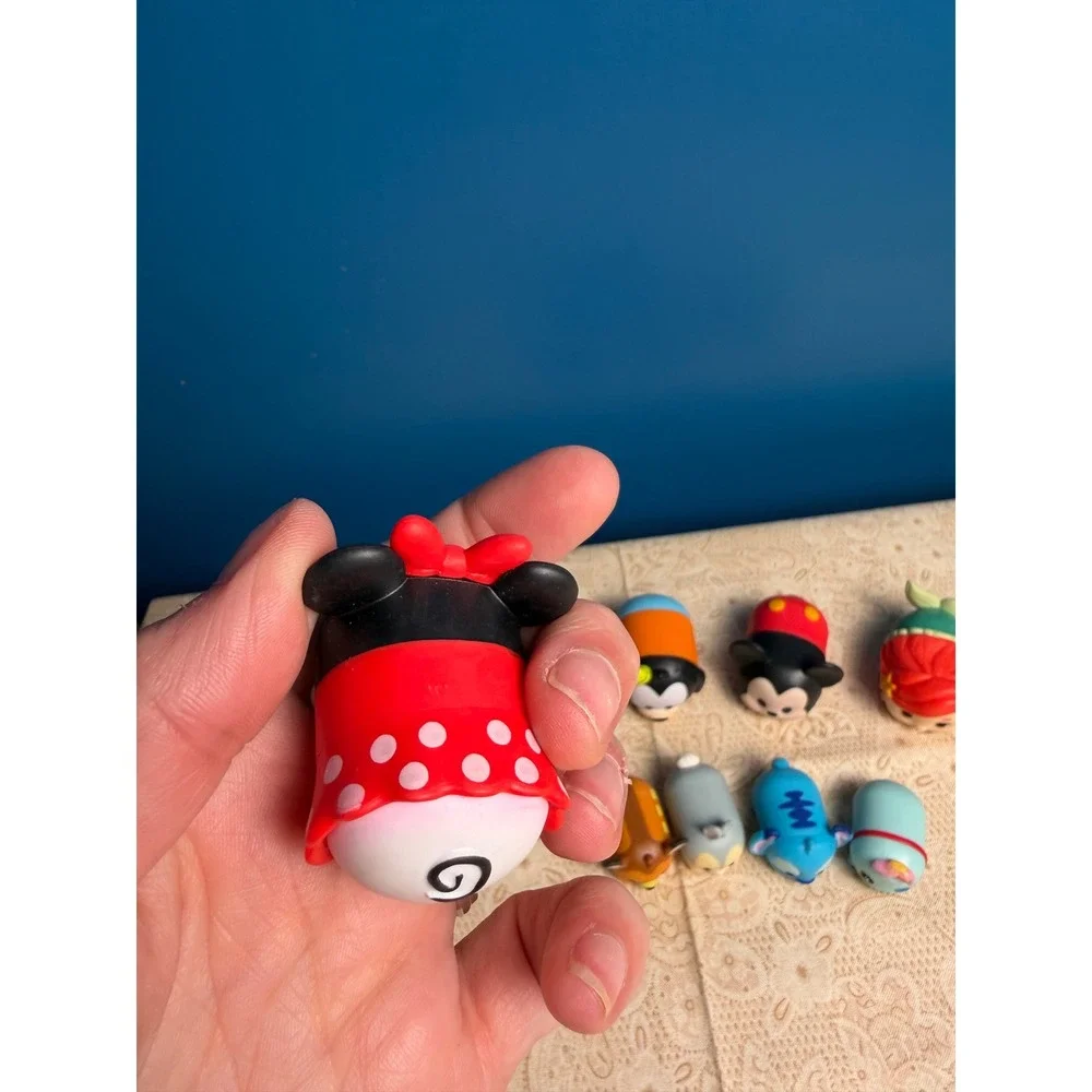 Disney Tsum Tsum Vinyl Lot Minnie Mickey Goofy Ariel Stitch Scrump Bambi Thumper